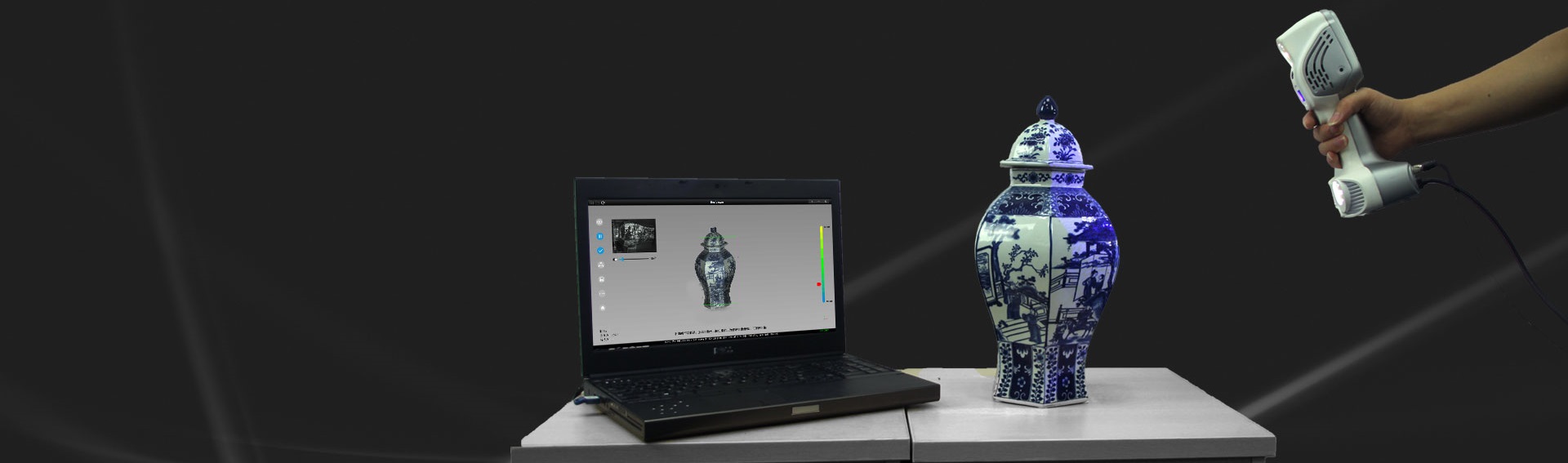  iReal 2S彩色三維掃描儀--智能可調補光系統