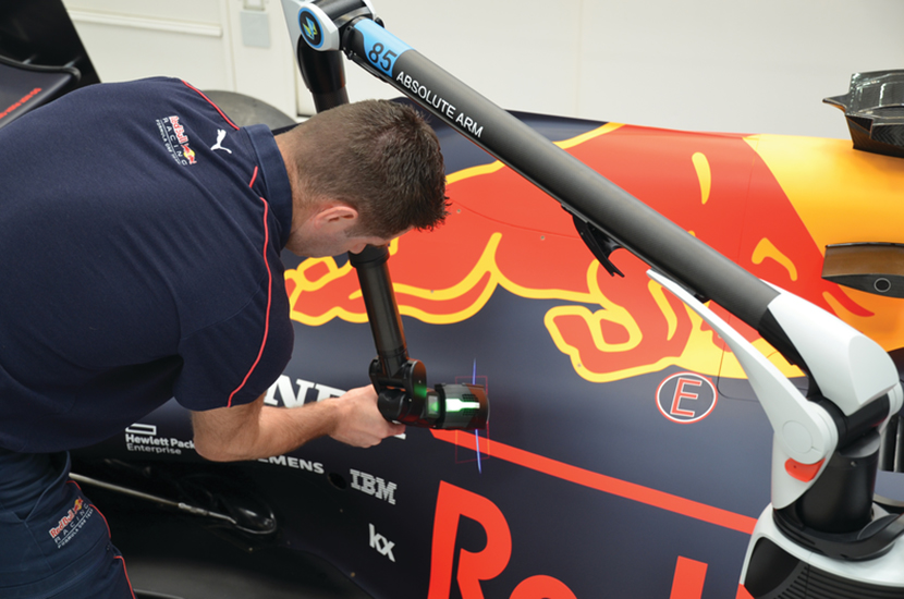 RS6 藍光掃描測頭配合關節臂的測量